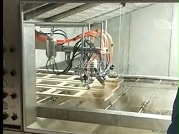 木板木制品在线往复喷漆流水线