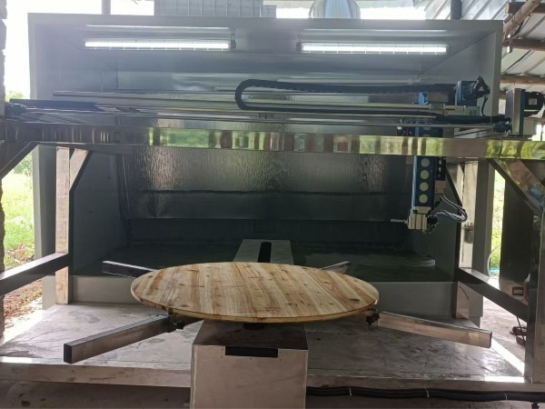 餐具木制品往复喷漆机