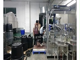 花盆渐变色六轴喷烤流水线