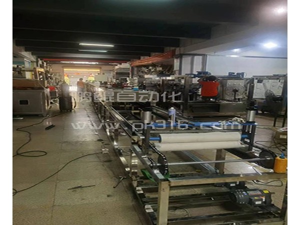 钢条自动卷料喷烤流水线