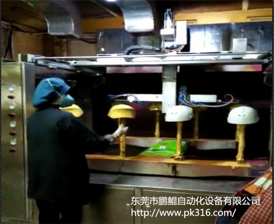 安全帽自动喷漆机