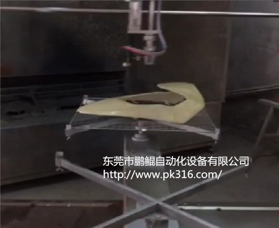 摩托车塑料配件自动喷涂线