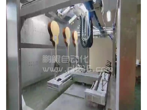 乐器专用8轴静电喷涂设备
