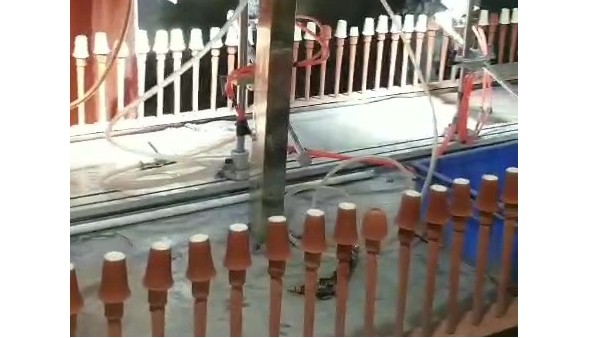 陶瓷杯类型三轴联动环形喷釉线