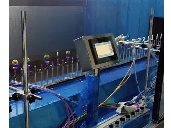 蜡烛渐变色二涂二烤自动喷涂线