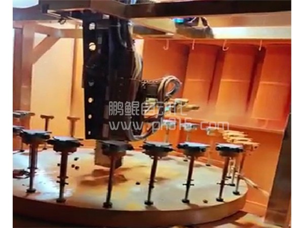 五金马达盖静电喷粉设备