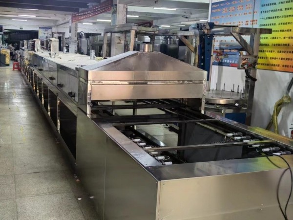 汽车弹簧静电喷胶植绒流水线