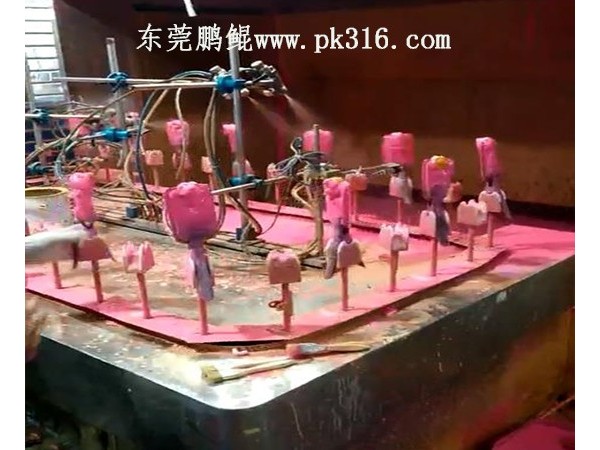 玩具车自动喷涂设备喷涂中粉末固化不好原因解析措施