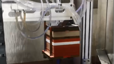 书籍册本六轴三工位智能联动喷涂机