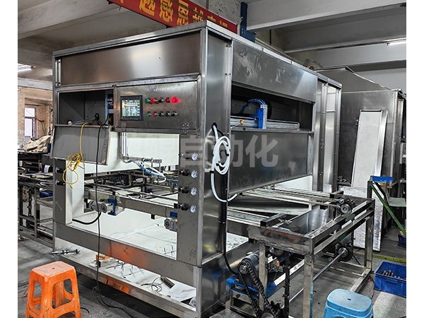 玩具植绒在线往复喷胶流水线