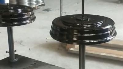 轮毅专用类型两工位三轴智能喷涂设备