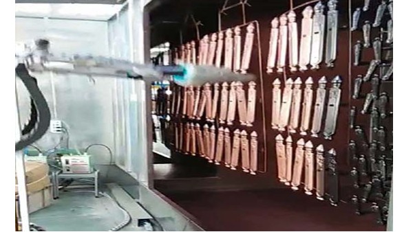 五金件门锁静电喷漆设备