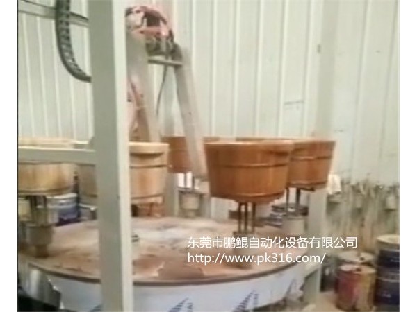 木桶自动喷漆机解决方案