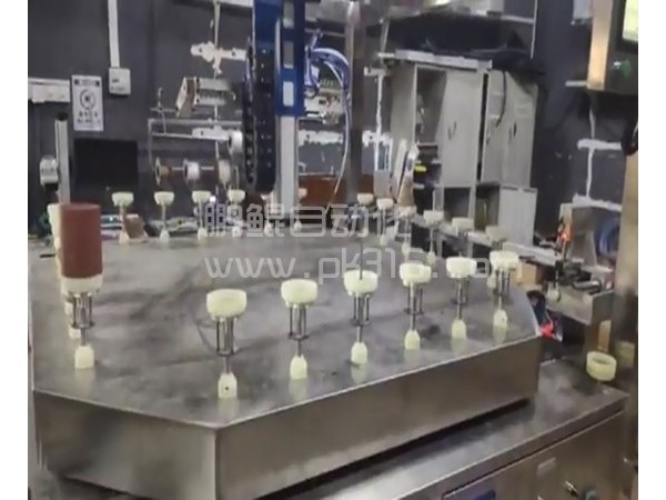 不锈钢茶叶罐转盘喷漆设备