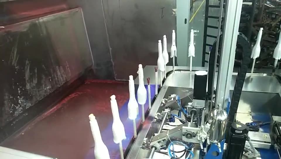 烫发器二涂二烤自动喷涂生产线