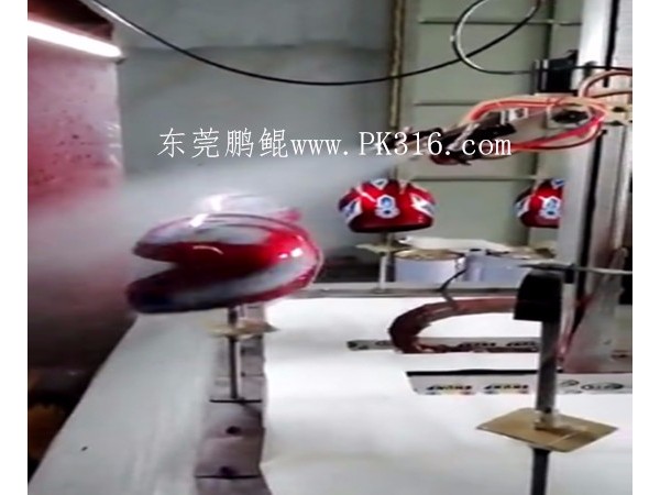 喷漆机,<i style='color:red'>摩托头盔自动喷漆机</i>喷涂的工艺步骤---鹏鲲,鹏胜