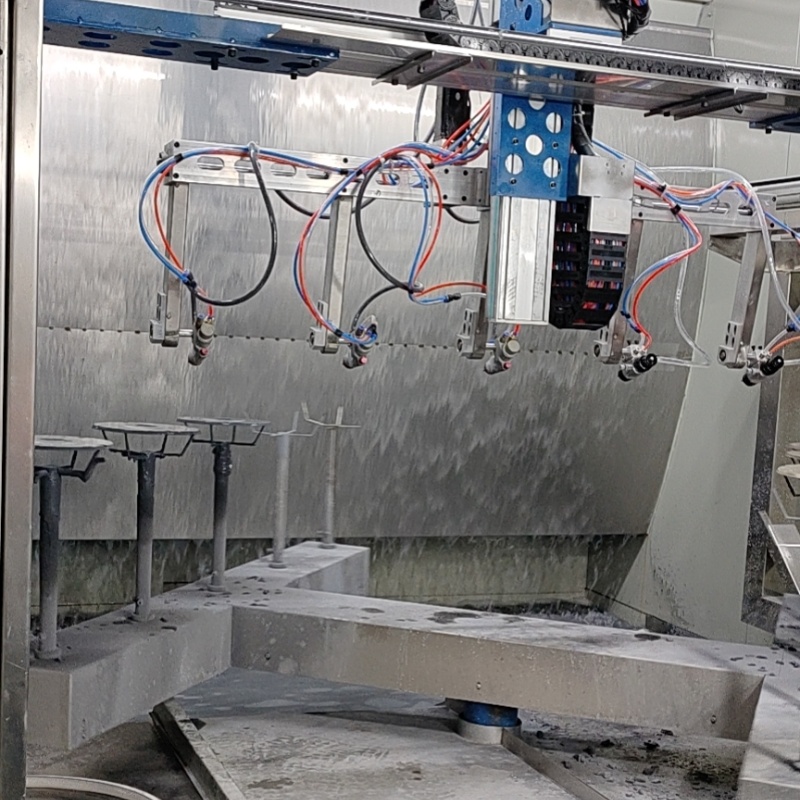 搪瓷炉架8轴喷釉设备