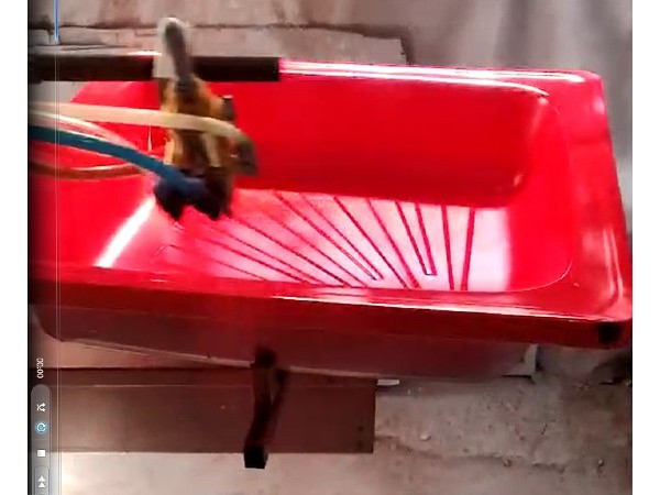 陶瓷洗漱台自动喷涂解决方案