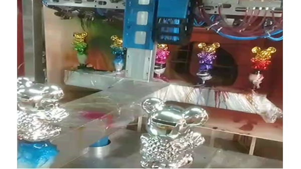 陶瓷存钱罐自动喷漆设备