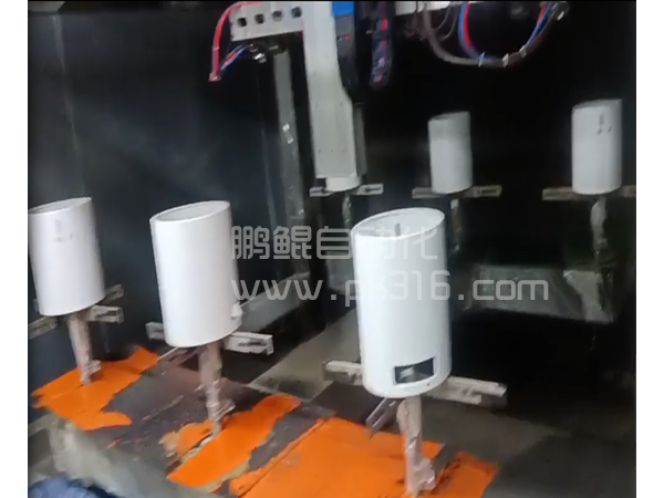 垃圾桶3枪6轴喷漆设备