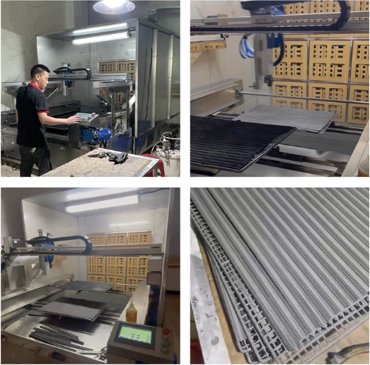 雨刮器胶管上下层喷漆设备