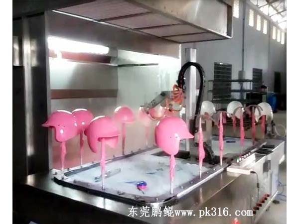 <i style='color:red'>浙江头盔液体喷漆流水线</i>，膜厚均匀不留挂！