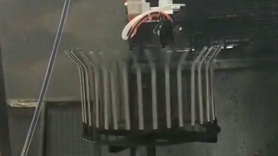 五金吸管四工位八轴联动自动喷涂设备 五金吸管四工位八轴联动自动喷涂设备