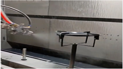 炉架铸铁灶台8轴自动喷釉设备 炉架铸铁灶台8轴自动喷釉设备