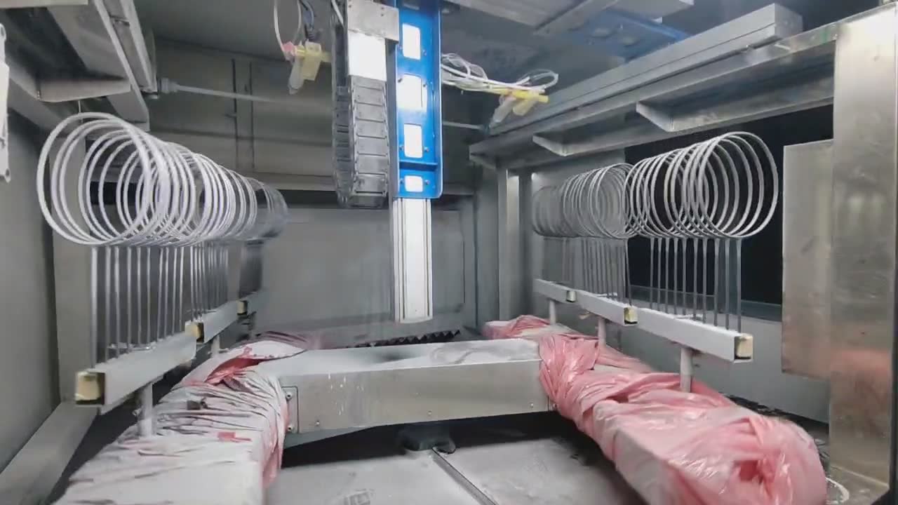 羽毛拍类型静电喷涂设备