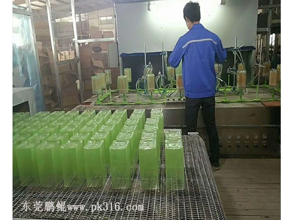 河北玻璃双层杯自动喷涂线，省油漆污染少