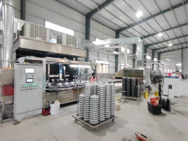 汽车零配件八轴喷漆流水线