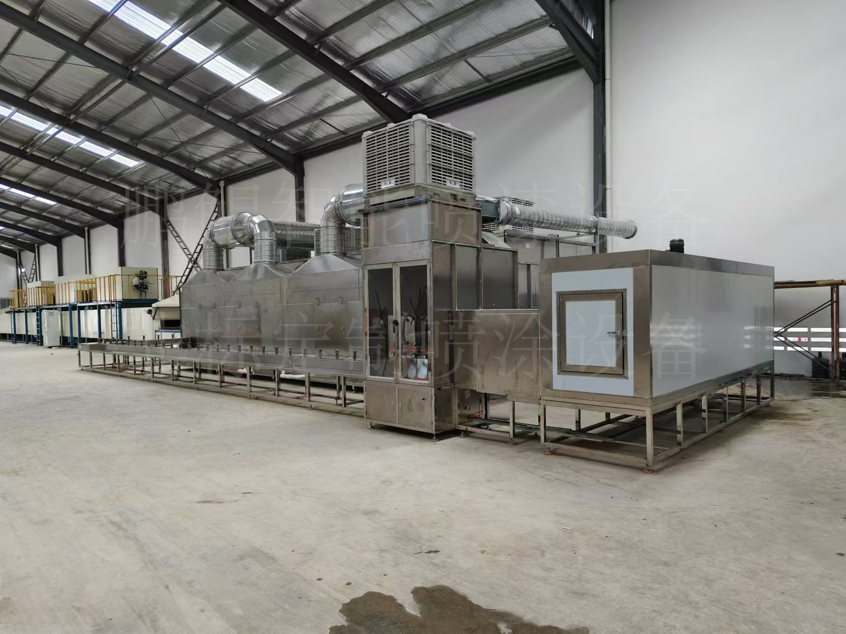 多功能电饭锅具喷漆生产线