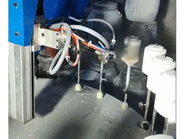 陶瓷类型24工位转盘式喷漆设备