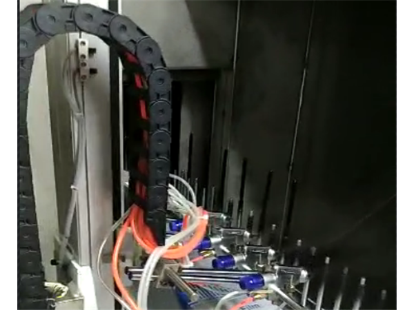 化妆工具眉笔杆、腮红刷杆自动喷涂线解决方案