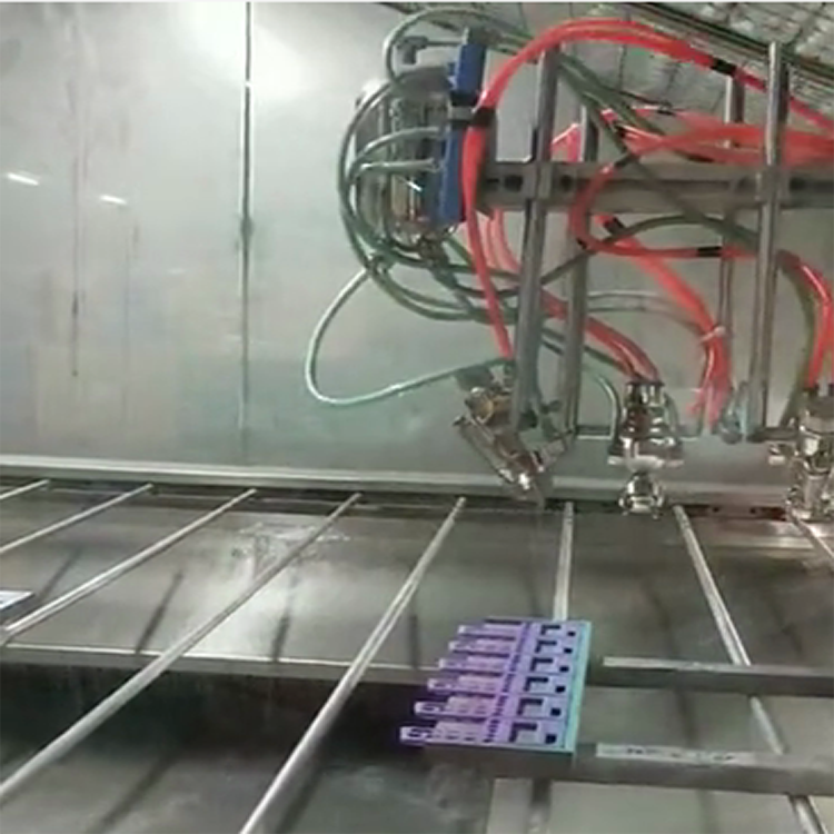 电子琴塑胶壳7轴自动喷漆往复机线