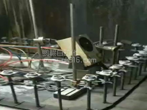 铝件五金小型环喷漆流水线