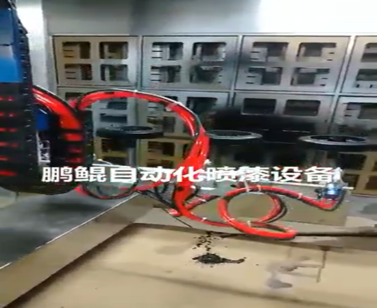 脚轮八轴自动喷漆机器人