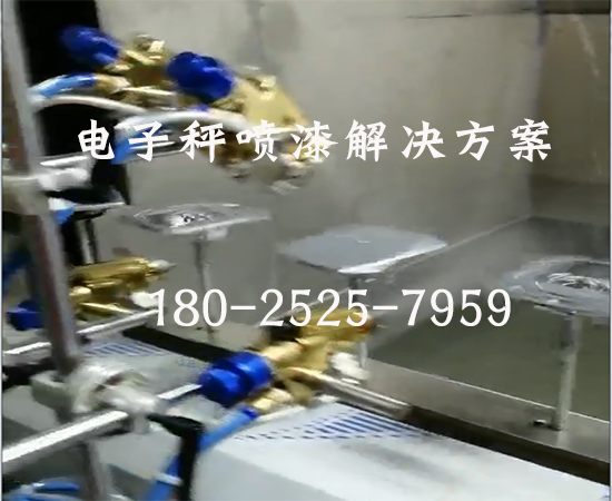 电子称喷烤流水线